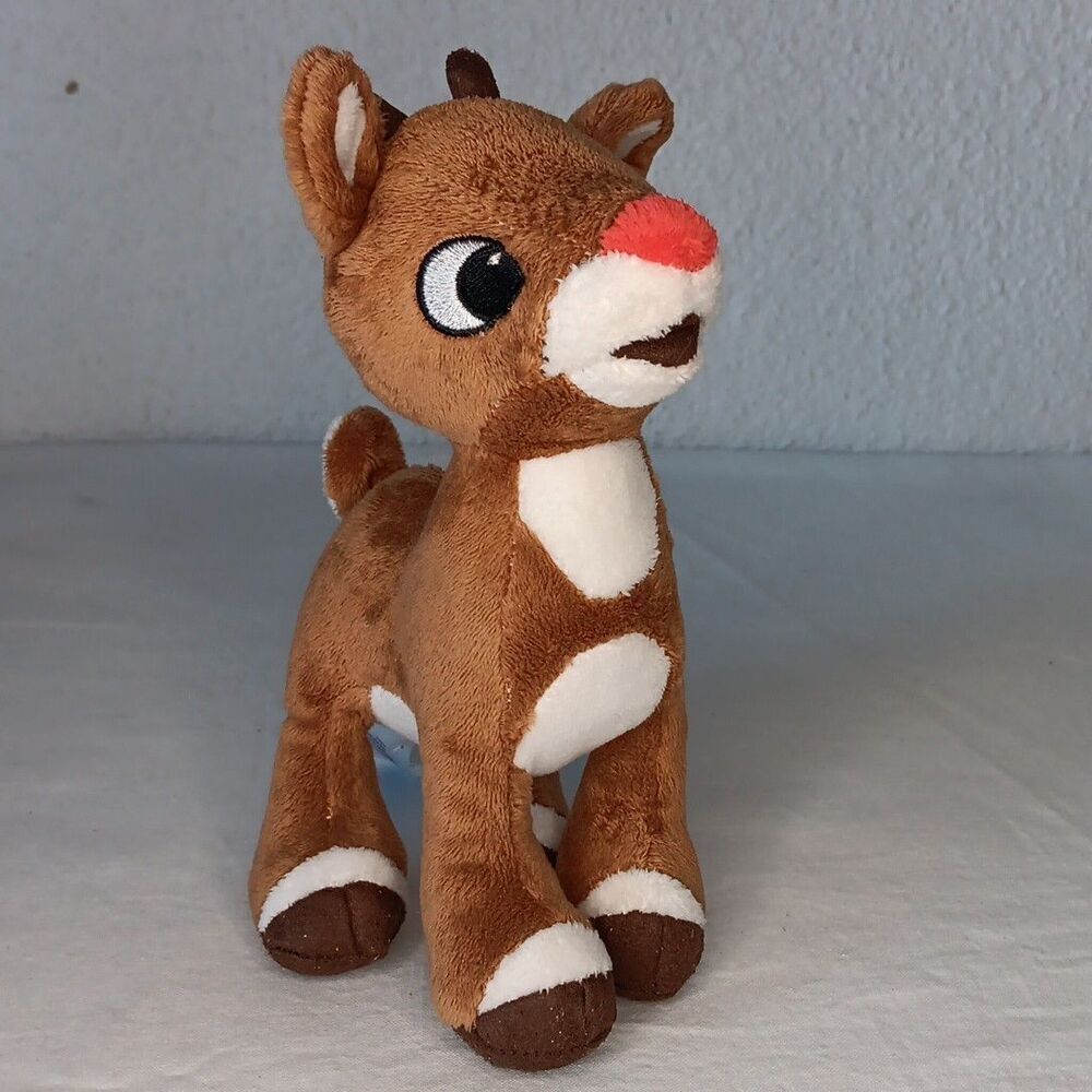 Rudolph The Red Nosed Reindeer 7" Plush Stuffed Animal Christmas Holiday Toy